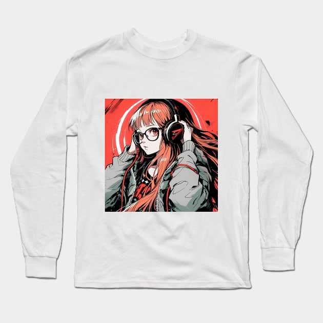 cool futaba Long Sleeve T-Shirt by WabiSabi Wonders